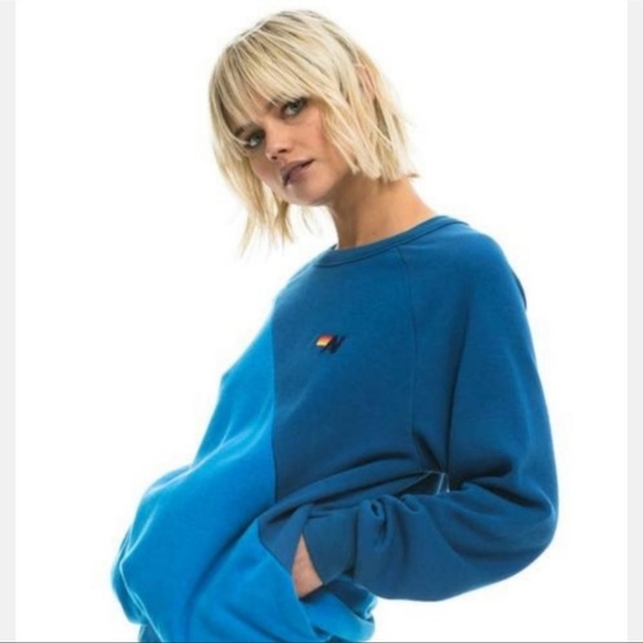 Aviator Nation Colorblock Glider Sweatshirt - Picture 5 of 6